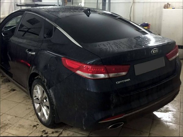 Тонировка задней полусферы KIA Optima